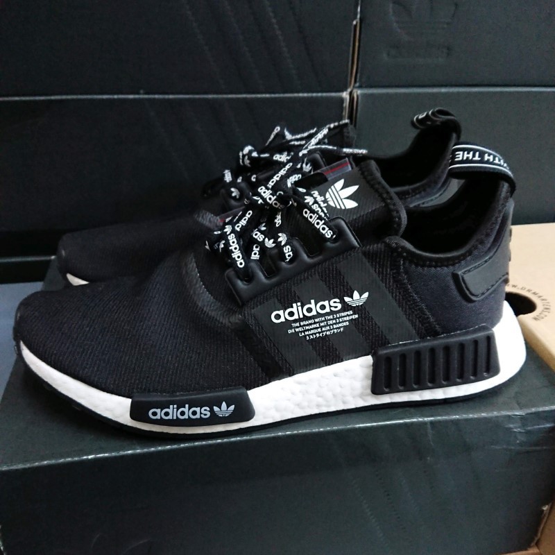 【小八】Adidas NMD R1 Logo 黑白 F99711