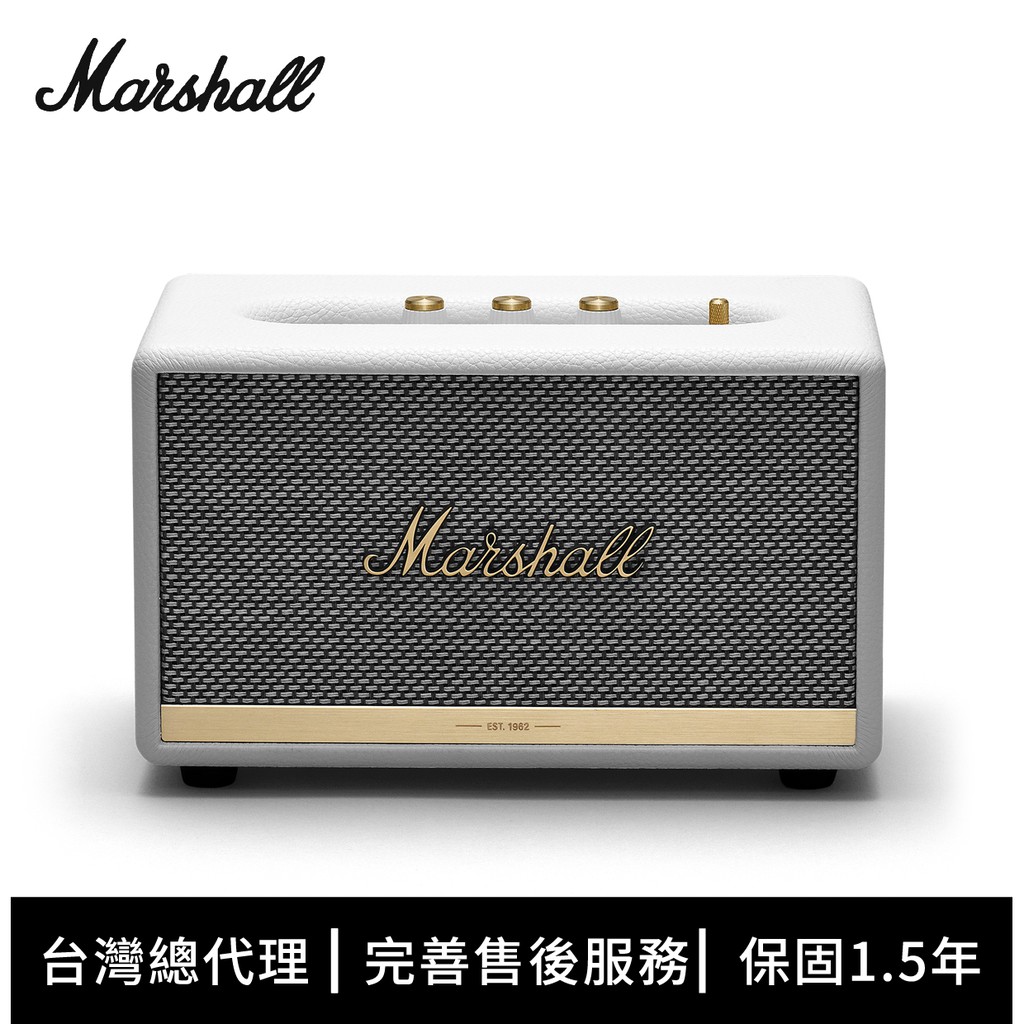 Marshall Acton II Bluetooth 2代藍牙喇叭-經典白【現貨】