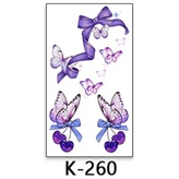 48 K 紫色 蝴蝶 櫻桃 蝴蝶結 紋身貼紙 表演造型 派對 舞會 能貼在 手機殼 安全帽 汽機車上 磁磚 金屬 玻璃