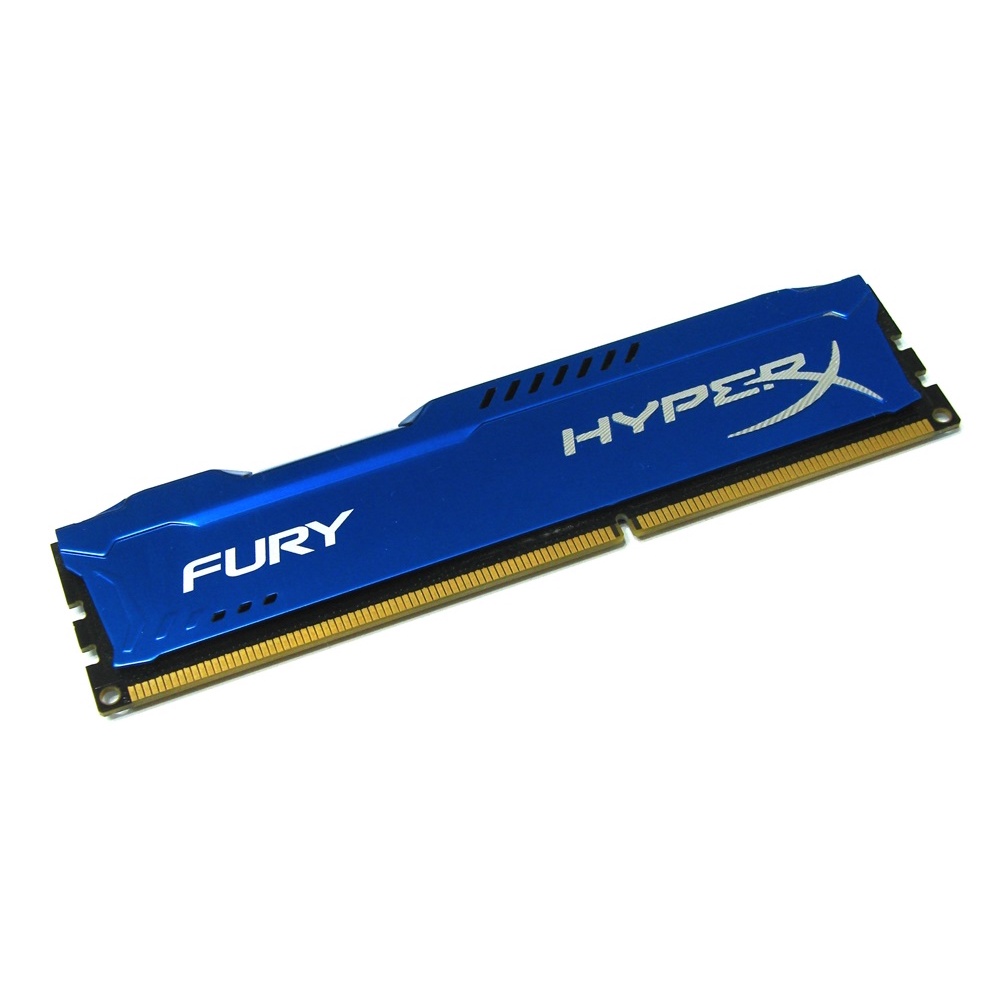 金士頓 HyperX FURY DDR3 1600 8G HX316C10F/8 雙面電競 散熱片 炫目藍 藍色