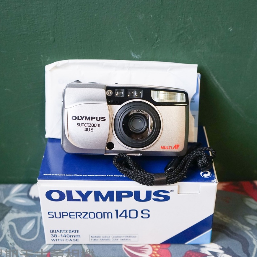 【星期天古董相機】庫存新品 OLYMPUS SUPERZOOM 140S 底片傻瓜相機