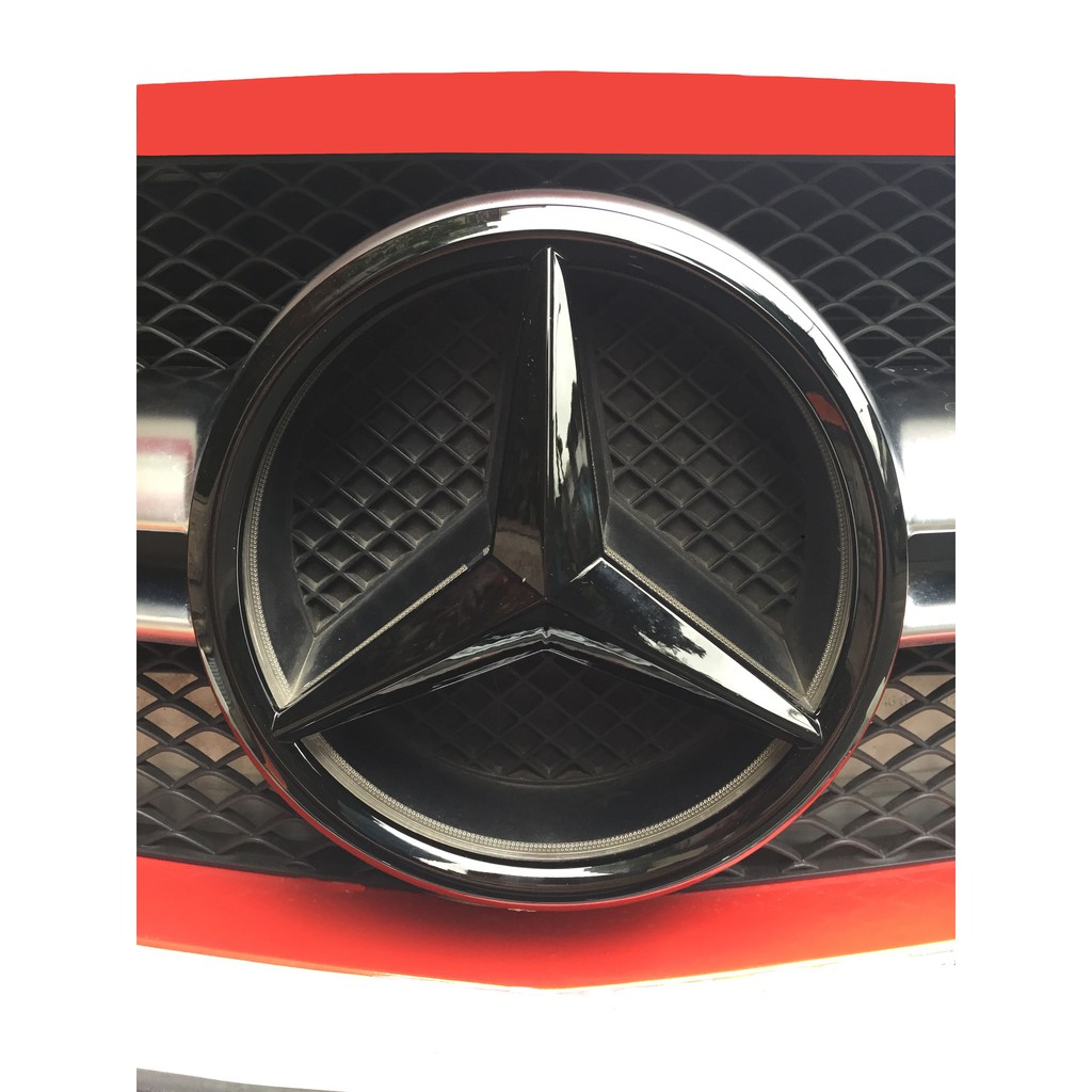 Benz 賓士專用水箱罩標誌大Benz logo改裝飾貼