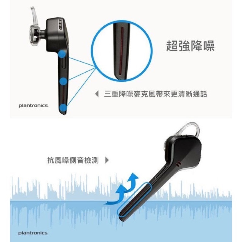 （二手）繽特力 Plantronics Voyager V3200藍牙聲控耳機簡配（含充電攜帶盒）