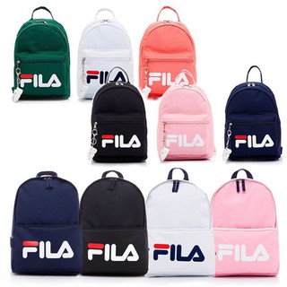 FILA LOGO 旅行 小包 雙肩 後背包 深藍 白紅 老爹鞋 附鑰匙圈 7色 BPS-1402-BK