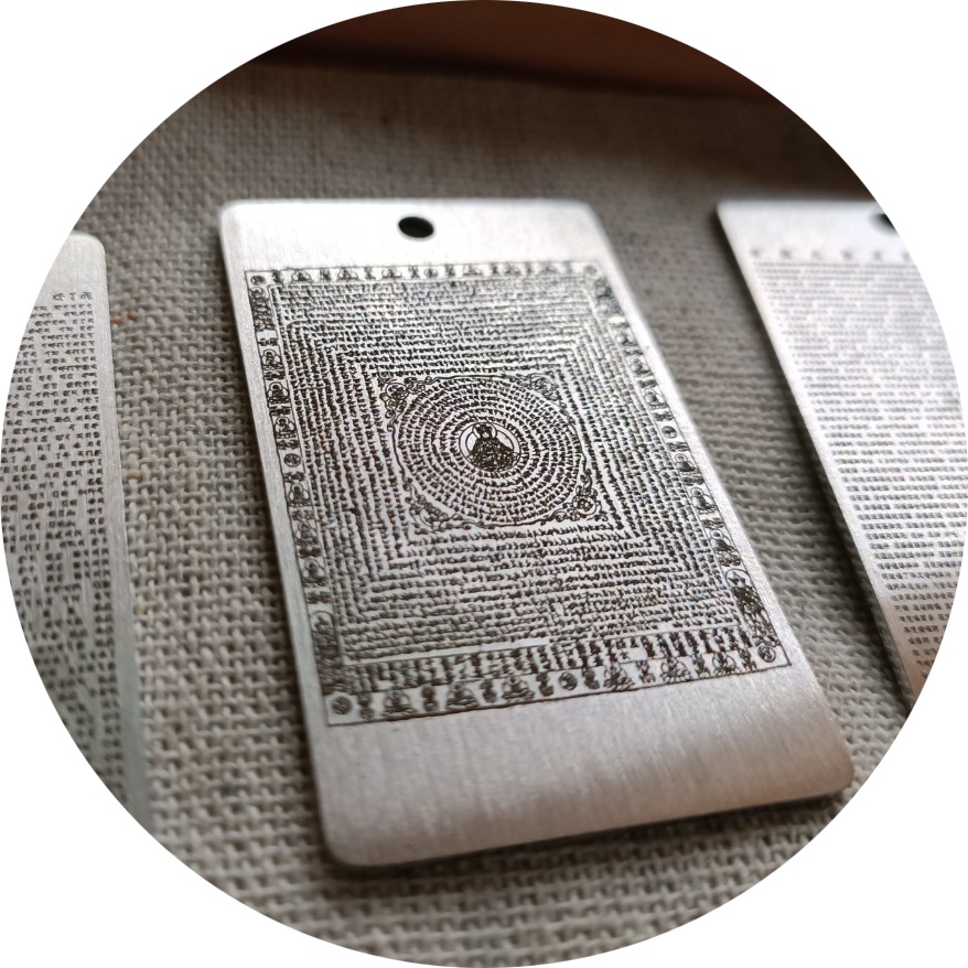 台灣設計製作｜大佛頂首楞嚴神咒／楞嚴咒／楞嚴神咒｜項鍊｜316不鏽鋼｜愛橘地