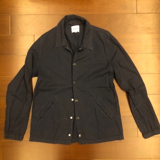 urban research教練外套 條紋藍 M