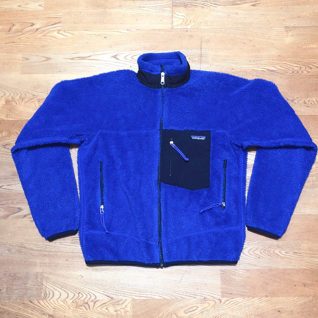 ｜正品，非淘寶｜美國製 藍紫色 Patagonia Retro-x jacket 保暖 輕量 防風 刷毛 絨毛 外套