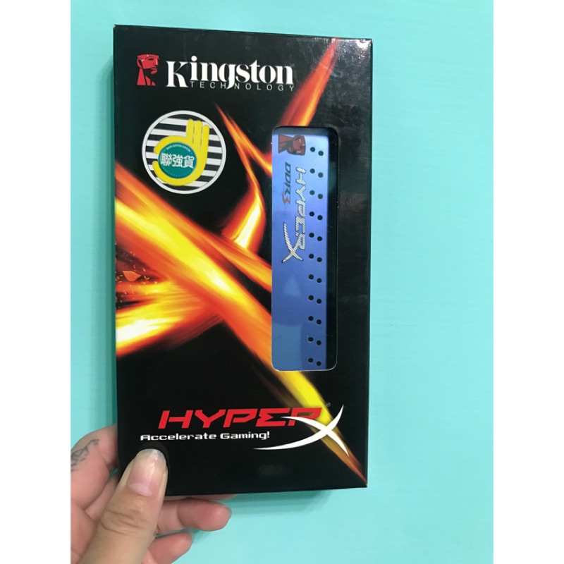 二手金士頓 hyper DDR3 1600 4g*2 kit pc記憶體 台灣公司貨 終身保