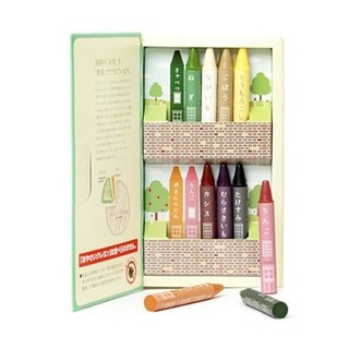 【CHL】福利品 Mizuiro 蔬菜蠟筆10色組 STANDARD 無毒安全蠟筆 天然原料 外盒壓損 商品完好