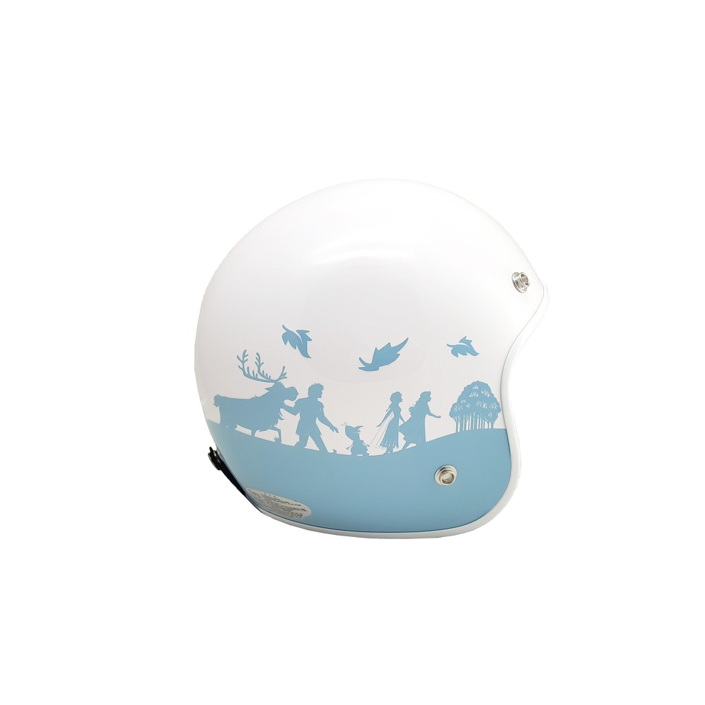 EVO CA309 CA310冰雪奇緣精裝安全帽 復古騎士帽 迪士尼正版授權 獨家設計 原廠 台灣製造【智同官方旗艦店】