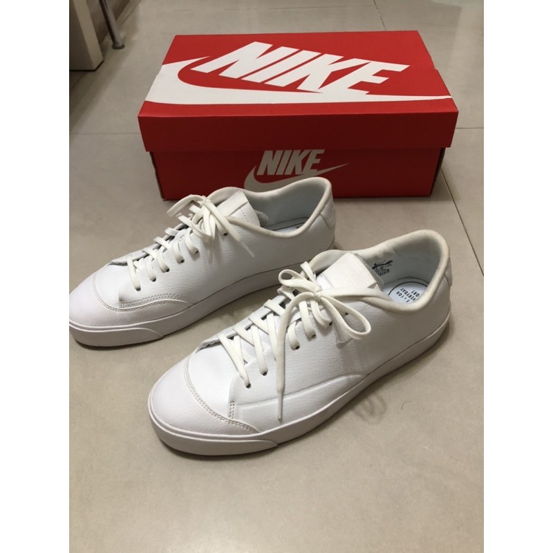 僅穿一次 Nike 皮革 復古 文青 清新 白 小白鞋AJ9257-100 US10 UK7.5 42 27cm 附盒