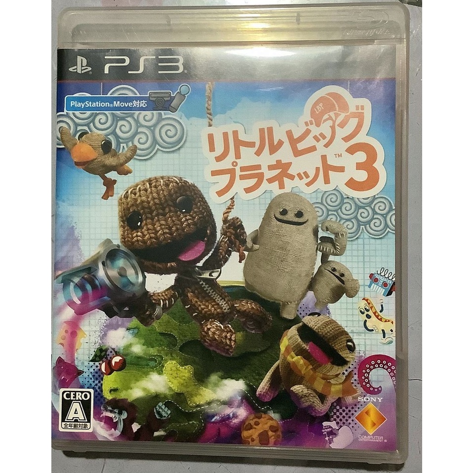 PS3 小小大星球 3  LittleBigPlanet 3 純日版
