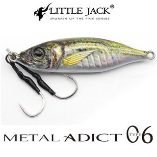 >日安路亞< LITTLE JACK METAL ADICT-06 60g/80g 擬真竹莢魚 小鐵板