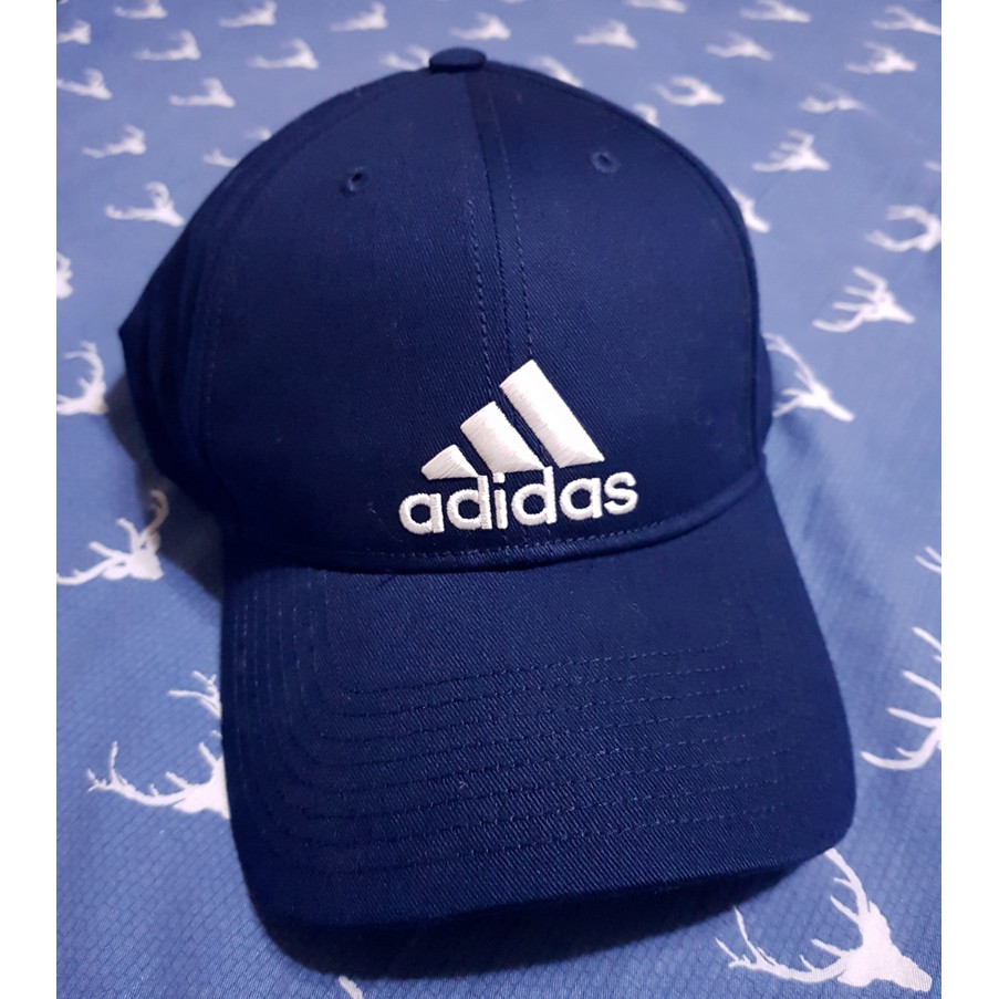 【現貨當日寄出】Adidas愛迪達正版經典六分割帽子(深藍色)