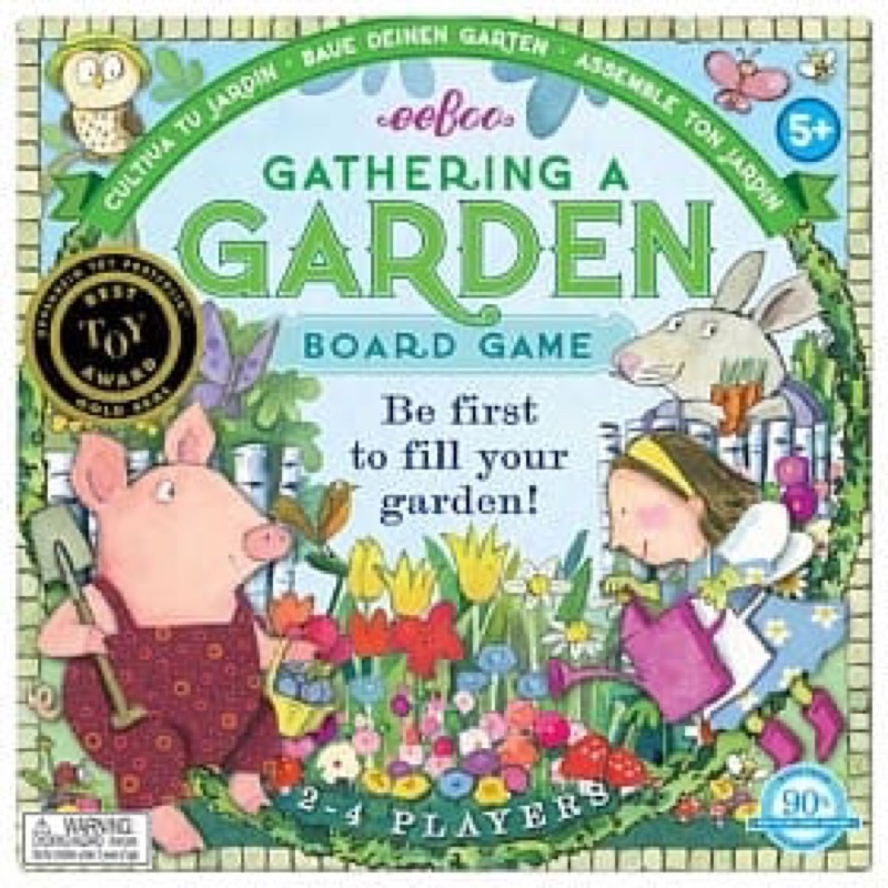 [保存良好] eeBoo 桌遊 — Gathering a Garden 祕密花園
