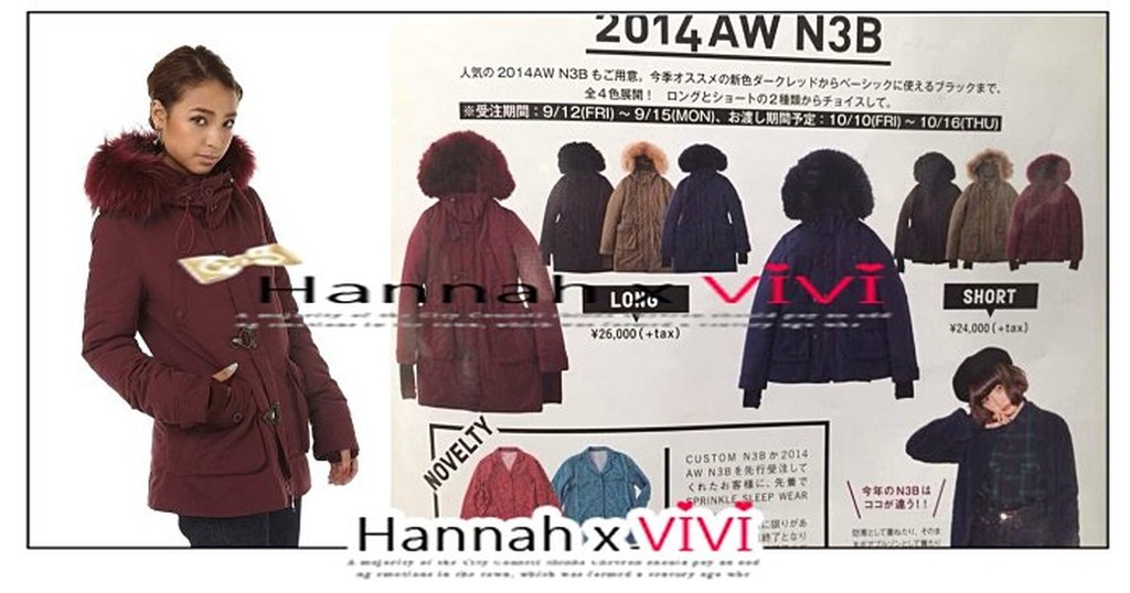HannahxVIVI 全新 超高人氣襲捲SLY最新2014版n3b羊羔絨貉子毛領修身短版羽絨厚實保暖外套(另有長版)