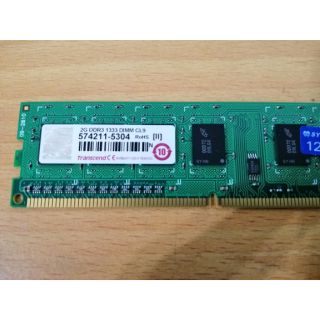 桌上型記憶體 創見2GB DDR3 單面顆粒 隨機出貨