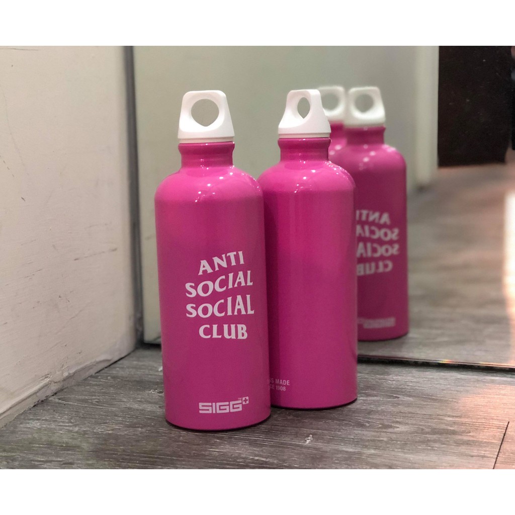 ASSC Anti Social Social Club Water bottle 粉色 水壺