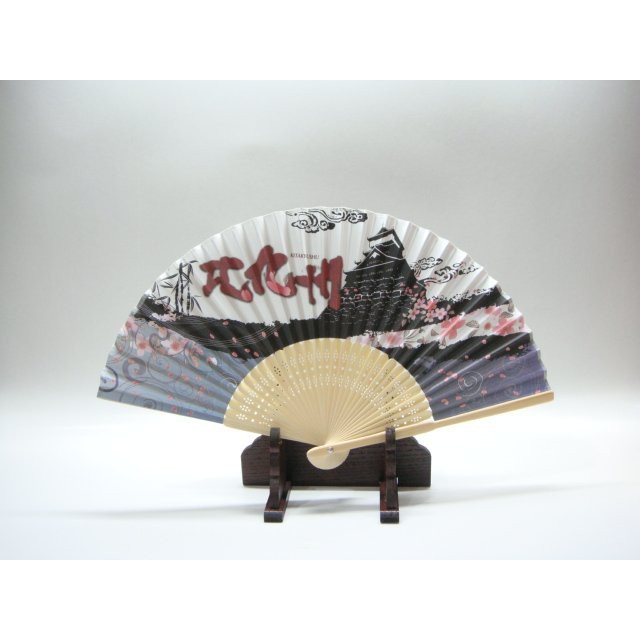 日本折扇 北九州旅遊景點kitakyushu 竹柄紙扇彩繪 小倉城扇子 手搖扇隨身扇風小物旅遊紀念品伴手小禮物 蝦皮購物