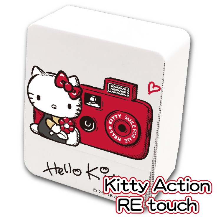 小蘋果🍎hello kitty RE touch復古經典 方塊章 連續印章 授權印章 卡通 Action系列