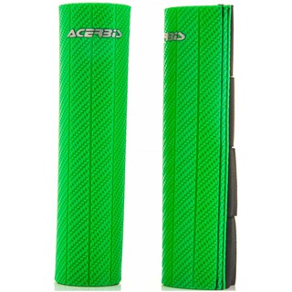 【德國Louis】Acerbis越野摩托車前叉保護套 43-48mm 綠色運動碳纖維紋前叉管防刮套管編號10019293