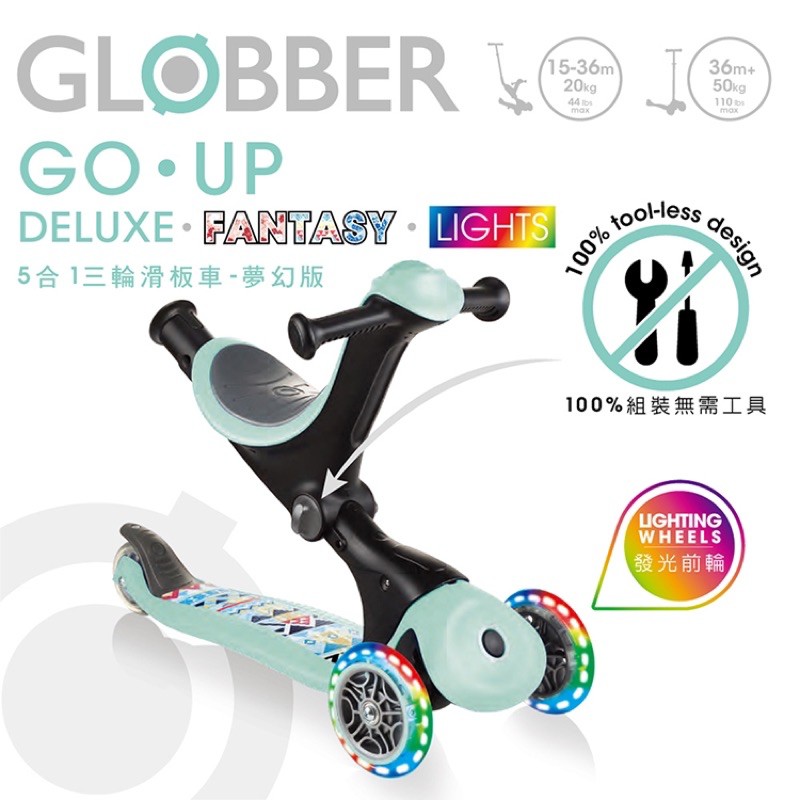 🧧另有匯款價⭕️面交價更優 ✅全新💯公司貨 🇫🇷法國 GLOBBER哥輪步 兒童5合1 三輪滑板車 滑步車