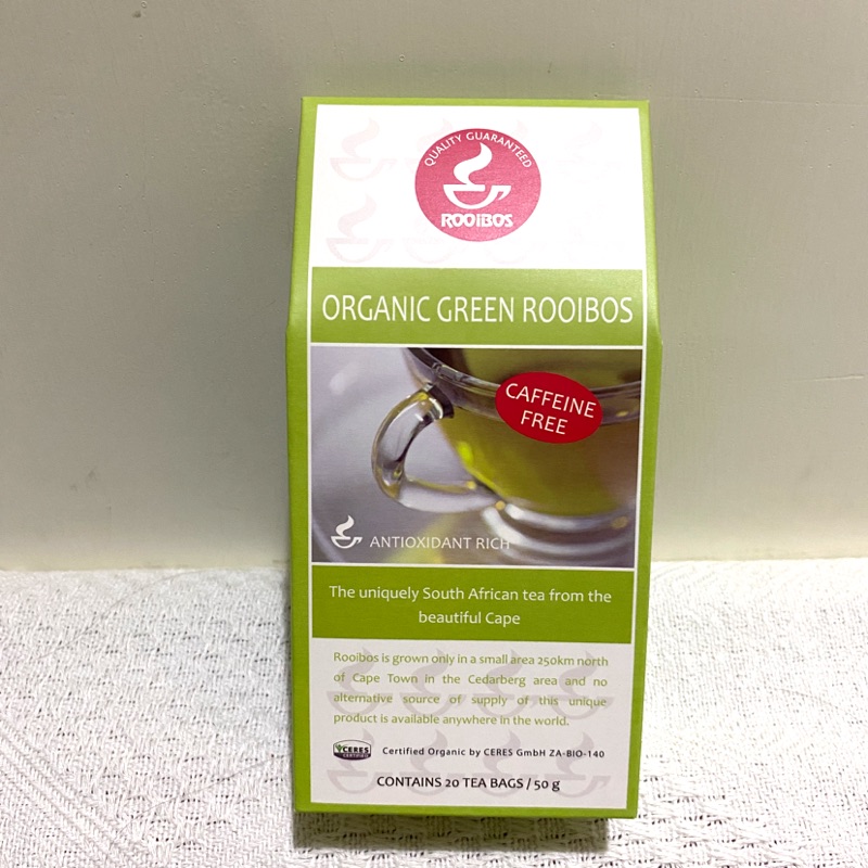 ROOIBOS 南非有機博士綠茶 國寶茶（全新未拆封）有機茶包 茶包 養生