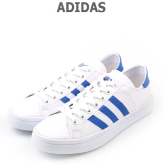 👉限時優惠👈韓國代購 Adidas Court Vantage 白藍配色休閒帆布鞋(BB4977)2200含運
