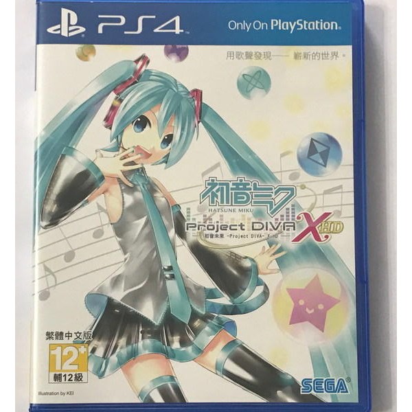 電玩米奇 Ps4 二手a級 初音未來 Project Diva X Hd 中文版 單件運費30 買兩件再折50 蝦皮購物