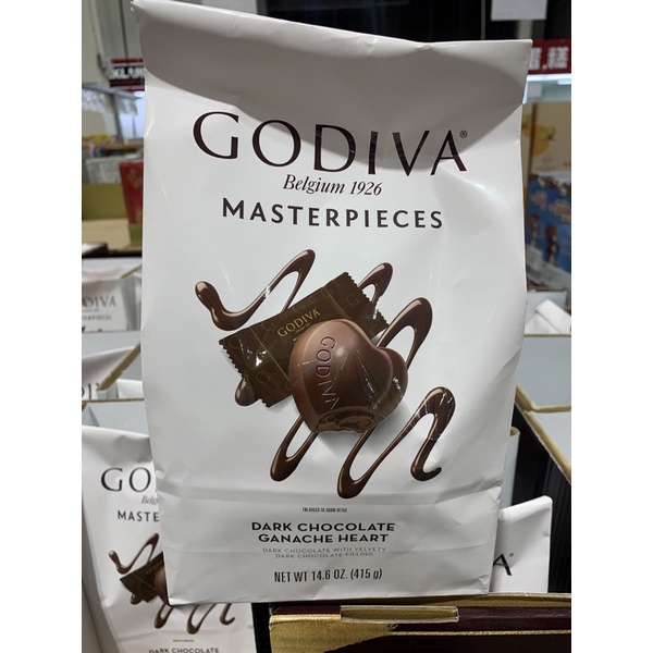 Godiva 心型黑巧克力 415公克