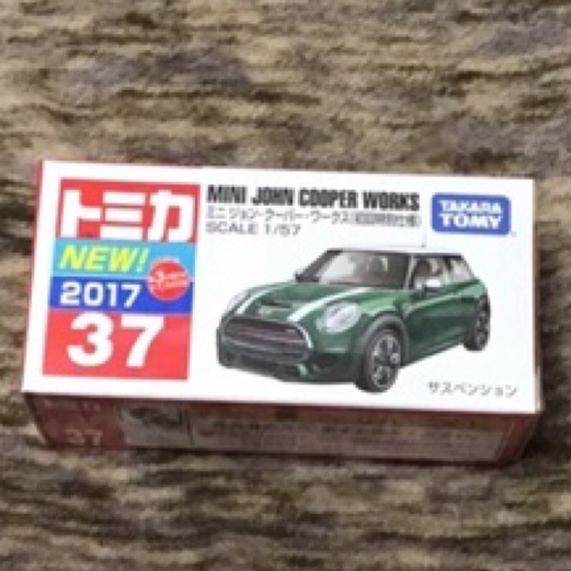 TOMICA No37 MINI JOHN COOPER 初回 新車貼 現貨