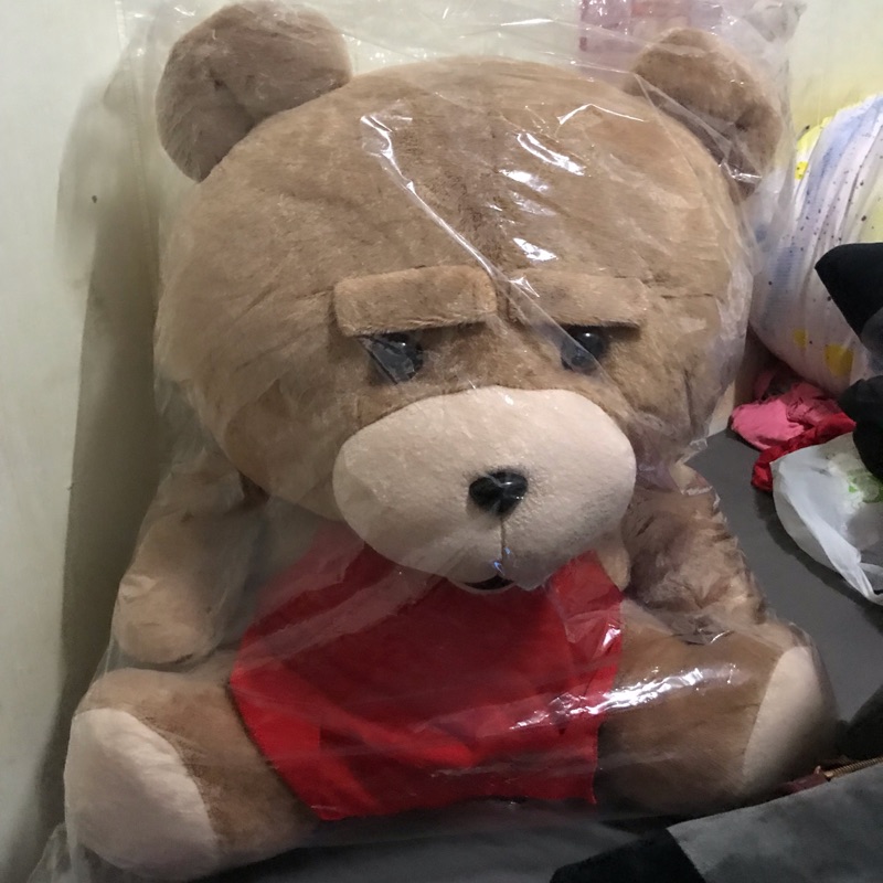 超巨大熊麻吉娃娃玩偶交換禮物聖誕禮物 蝦皮購物