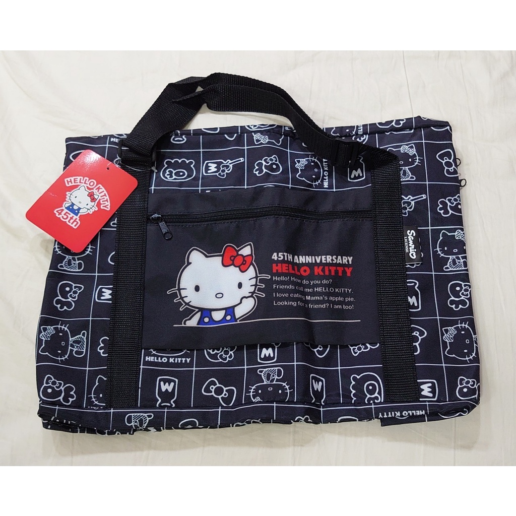 凱蒂貓 Hello Kitty 三麗鷗 旅行袋 包包 購物袋 全新
