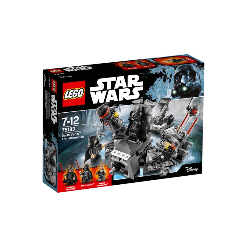 LEGO 75183 STAR WARS 星際大戰 黑武士 達斯維達的誕生