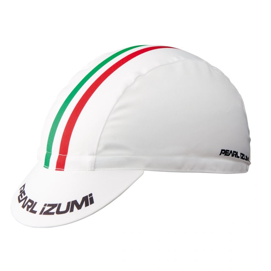 PEARL iZUMi PI - 471 吸汗速乾 個性小帽 義大利 白色