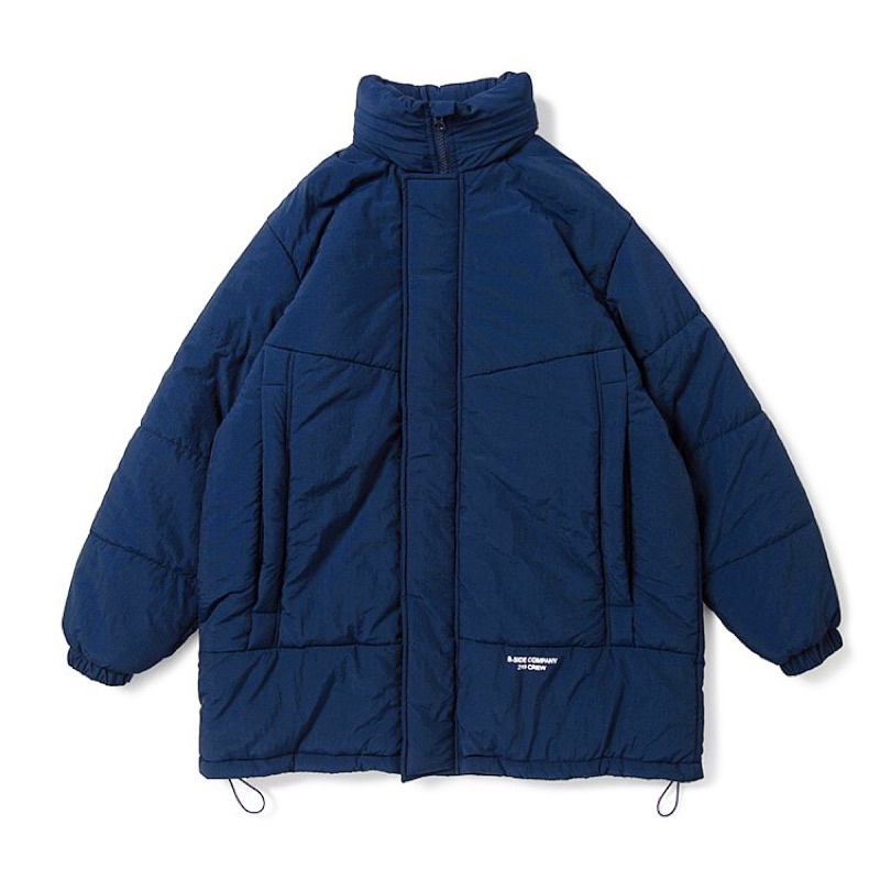 【B-SIDE】BS MONSTER PARKA 防潑水 防風 保暖 鋪棉 連帽 長版外套(寶藍色/M號)