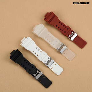 潮流男人館⌚使用與卡西歐GA-110GD120GA-100GA-100C矽膠橡膠手錶表帶16mm