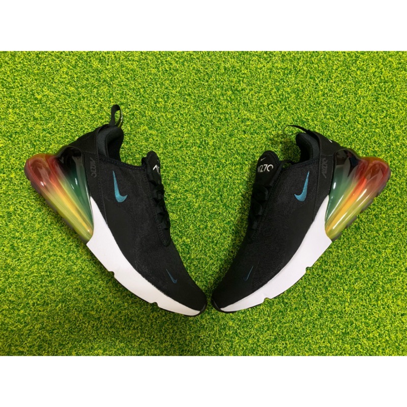  6折 NIKE AIR MAX 270 SE 黑彩色 大氣墊 彩虹 漸層 AQ9164-003