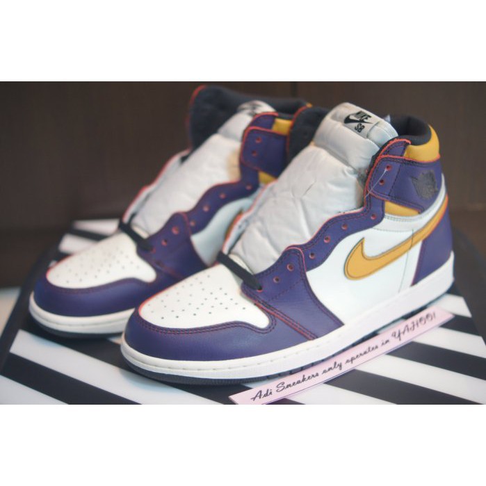 jordan 1 defiant sb lakers