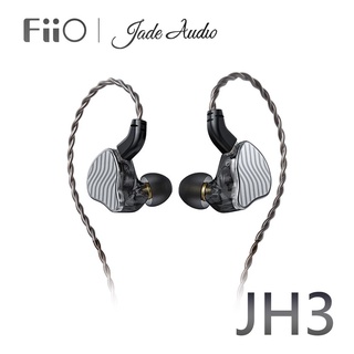 【FiiO台灣】Jade Audio JH3 一圈兩鐵CIEM可換線耳機13.6mm動圈振膜/高頻動鐵單元