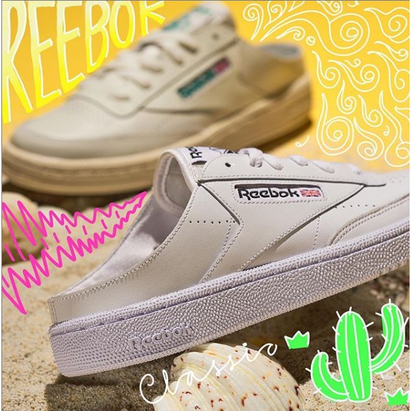 club c 85 mule reebok