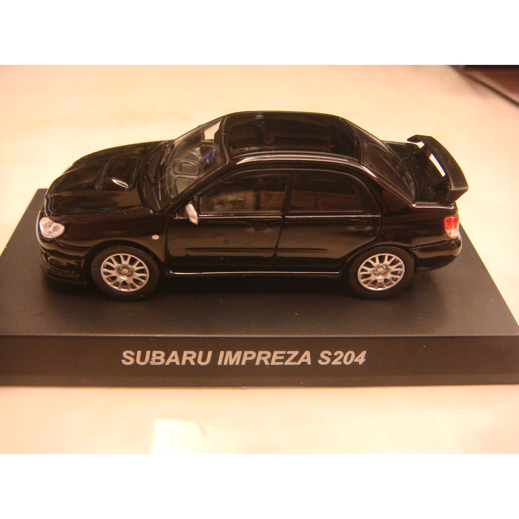 1/64 Kyosho 京商 Subaru IMPREZA S204 黑