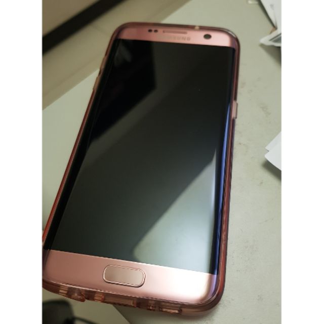 Samsung s7 edge 32g粉紅色 +原廠行動電源 活動贈品