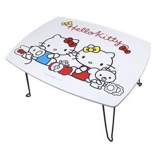 限時優惠 正版授權 木製 白色 Hello Kitty 長桌 折疊桌 和室桌 茶几 SY-1011