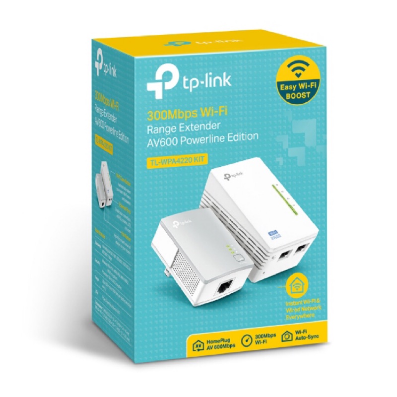 熱銷 TP-LINK TL-WPA4220 KIT Wi-Fi 電力線網路橋接器 TL-WPA4220 KIT