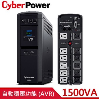 CyberPower 1500VA 在線互動式PFC 正弦波不斷電系統 CP1500PFCLCDa原價7090(省110