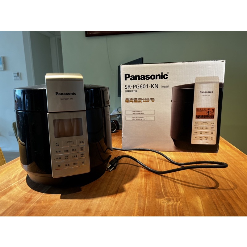 Panasonic 國際牌微電腦壓力鍋 SR-PG601-KN 黑金色 二手品