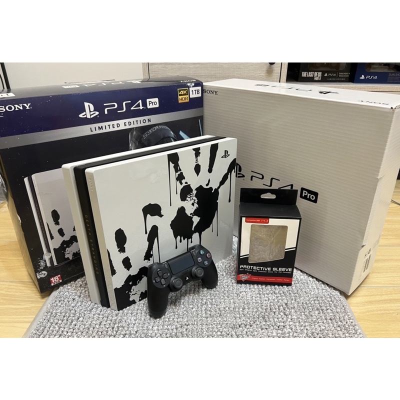 《預定中》🌟Ps4 pro 1TB死亡擱淺限定版主機7218B 型最新型主機9.5成新近新品🌟🔺含二代原廠手把🔻