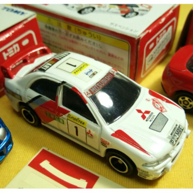 EVO 四代 拉力賽 TOMY 104 三菱 LANCER  IV WRC MITSUBISHI 汽車模型 Tomica