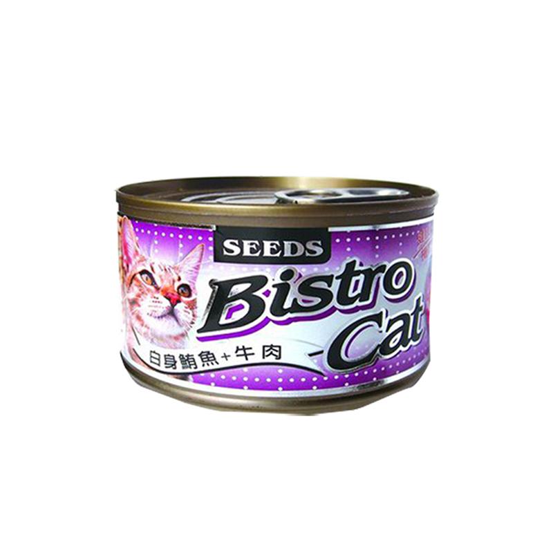 SEEDS Bistro 白金貓罐 85g 【一箱24罐裝-混搭出貨】-【貓罐】